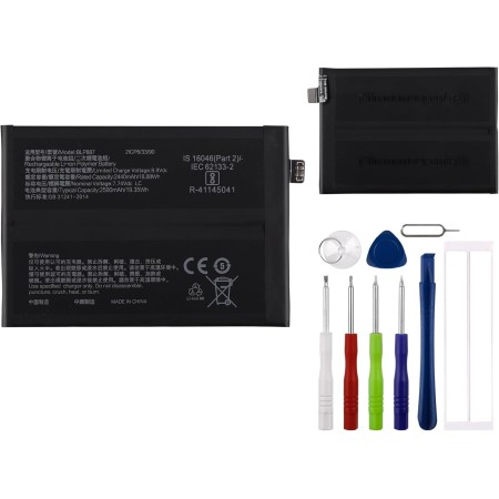 E-yiiviil Batería de repuesto BLP887 compatible con Realme GT2/GT2 Pro/GT Neo 2 con herramientas