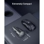 Anker Cargador de Coche USB-C, Cargador de Coche Rápido Tipo-C Ultracompacto 3 Puertos 167,5 W Máxi. para MacBook Pro/Air,