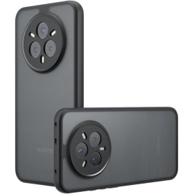 Lemxiee Funda para Realme 14 Pro 5G Cover,Antihuellas/Antivibración/Antideslizante Funda de Silicona Flexible + Acrílico