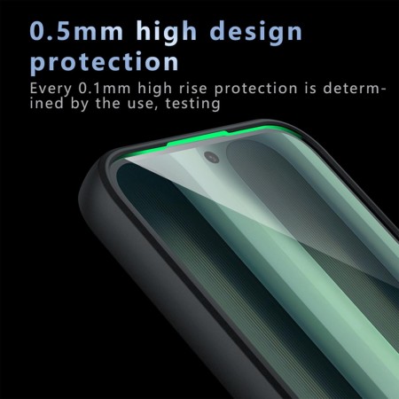 Lemxiee Funda para Realme 14 Pro 5G Cover,Antihuellas/Antivibración/Antideslizante Funda de Silicona Flexible + Acrílico