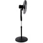 Orbegozo SF 0149 Standing Fan, 60 W, 3 Speeds, Oscillating, Quiet, Tilt Head, Height Adjustable up to 128 cm, Safety Grid, Blade