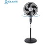 Orbegozo SF 0149 Standing Fan, 60 W, 3 Speeds, Oscillating, Quiet, Tilt Head, Height Adjustable up to 128 cm, Safety Grid, Blade
