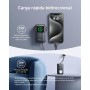 Anker MagGo Power Bank para Apple Watch, Batería Compacta de 10.000 mAh con Certificación Oficial y Cable USB-C Integrado, 35 W