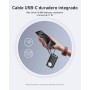 Anker MagGo Power Bank para Apple Watch, Batería Compacta de 10.000 mAh con Certificación Oficial y Cable USB-C Integrado, 35 W
