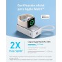 Anker MagGo Power Bank para Apple Watch, Batería Compacta de 10.000 mAh con Certificación Oficial y Cable USB-C Integrado, 35 W