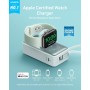 Anker MagGo Power Bank para Apple Watch, Batería Compacta de 10.000 mAh con Certificación Oficial y Cable USB-C Integrado, 35 W