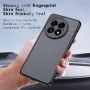 Lemxiee Funda para Realme 14 Pro 5G Cover,Antihuellas/Antivibración/Antideslizante Funda de Silicona Flexible + Acrílico