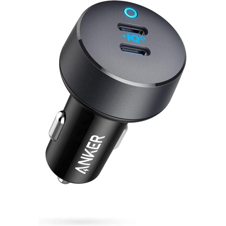 Anker Cargador de Coches USB C 40 W y 2 Puertos PowerIQ 3.0 y Power Delivery, PowerDrive III Duo para iPhone12/12 Pro/11/11