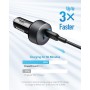 Anker Cargador de Coches USB C 40 W y 2 Puertos PowerIQ 3.0 y Power Delivery, PowerDrive III Duo para iPhone12/12 Pro/11/11