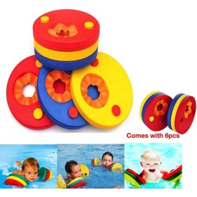 kaianda - Manguitos de natación para niños, 6PCS Manguitos Bebe ，Manguitos Dolphin，Hechos de Espuma, Piscina Discos Flotantes…