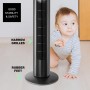 Taurus - Tower fan New Babel 50W, Height 86 cm, 3 speeds, Timer 2h, Auto Off, Oscillating function, Non-slip base, Rotary