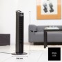 Taurus - Tower fan New Babel 50W, Height 86 cm, 3 speeds, Timer 2h, Auto Off, Oscillating function, Non-slip base, Rotary