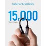Anker USB-C auf 3.5mm Audio Adapter auf weiblichen Stecker, Nylon Kabel, kompatibel mit Samsung S20/S20+/S20 Ultra, Pixel 4/ +