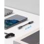 Anker USB-C auf 3.5mm Audio Adapter auf weiblichen Stecker, Nylon Kabel, kompatibel mit Samsung S20/S20+/S20 Ultra, Pixel 4/ +