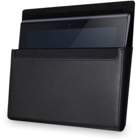 Sony SGPCK1.AE - Bolsa de transporte compacta, cuero auténtico para Sony Tablet S, color negro