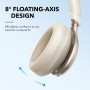 Soundcore de Anker Space One Auriculares Cancelación Ruido Activa Adaptativa, Cascos Inalambricos Bluetooth Reducción de Voz