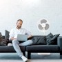 gridinlux® | HOMELY FRESH 1000 Floor Fan | 100W | 3 Blades of 50 cm Diameter | Industrial | Cooler 3 Speeds | Reclining Head |