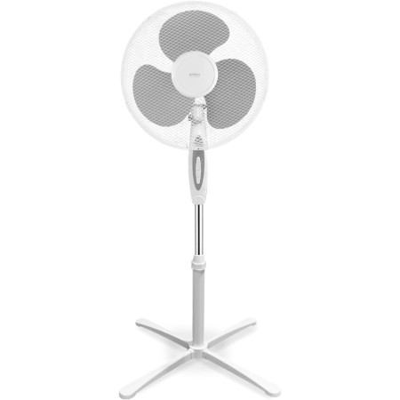 gridinlux® | HOMELY FRESH 450 Standing Fan | 40W | 3 Blades of 40 cm Diameter | Oscillating | Cooler 3 Speeds | Height