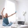 gridinlux® | HOMELY FRESH 450 Standing Fan | 40W | 3 Blades of 40 cm Diameter | Oscillating | Cooler 3 Speeds | Height