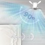 gridinlux® | HOMELY FRESH 450 Standing Fan | 40W | 3 Blades of 40 cm Diameter | Oscillating | Cooler 3 Speeds | Height