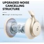Soundcore de Anker Space One Auriculares Cancelación Ruido Activa Adaptativa, Cascos Inalambricos Bluetooth Reducción de Voz