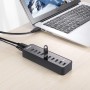 Hub USB 10 Puertos, Anker, con 7 Puertos de Hub USB 3.0, 60W, 3 Puertos de Carga rápida PowerIQ para iPhone, iPad, Samsung,