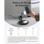 Anker MagGo Estación de Cargador Inalámbrico iPhone 3 en 1 Magsafe 15W, Cargador Inalambrico Compatible con MagSafe para iPhone