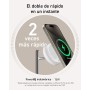 Anker MagGo Estación de Cargador Inalámbrico iPhone 3 en 1 Magsafe 15W, Cargador Inalambrico Compatible con MagSafe para iPhone