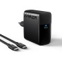 Anker Cargador US C de 100 W, Cargador Plegable Anker PIQ 3.0 para MacBook Pro, MacBook Air, iPad Pro, iPhone 16/15/14, Samsung