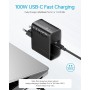 Anker Cargador US C de 100 W, Cargador Plegable Anker PIQ 3.0 para MacBook Pro, MacBook Air, iPad Pro, iPhone 16/15/14, Samsung