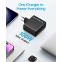 Anker Cargador US C de 100 W, Cargador Plegable Anker PIQ 3.0 para MacBook Pro, MacBook Air, iPad Pro, iPhone 16/15/14, Samsung