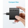 Anker Cargador US C de 100 W, Cargador Plegable Anker PIQ 3.0 para MacBook Pro, MacBook Air, iPad Pro, iPhone 16/15/14, Samsung