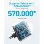 Anker Cargador US C de 100 W, Cargador Plegable Anker PIQ 3.0 para MacBook Pro, MacBook Air, iPad Pro, iPhone 16/15/14, Samsung