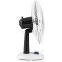 Orbegozo TF 0124 – Desktop Fan, Oscillating, Propeller Diameter 20 cm, Handle, 22 W, LED Light Pilot, 2 Speeds, Black