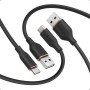 Anker Flow USB C Cable, Pack of 2, Charging Cable, usb to usb c cable for Samsung Galaxy S24 S23 S22 Ultra Note 20 iPhone 16 15