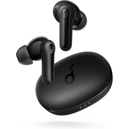 Soundcore Auriculares Inalámbricos Bluetooth Life P2 Mini de Anker, Transductores 10 mm con Big Bass, Ecualizador Personalizado,