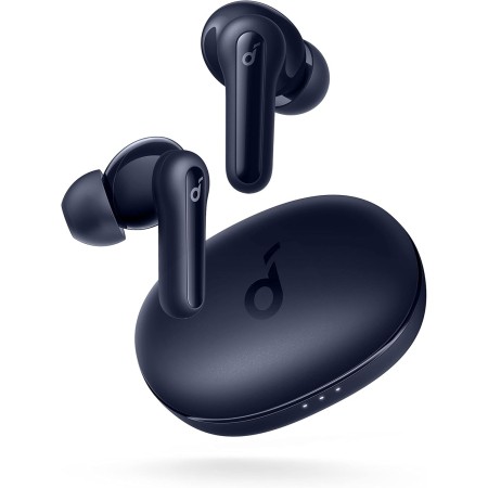 Soundcore Auriculares Inalámbricos Bluetooth Life P2 Mini de Anker, Transductores 10 mm con Big Bass, Ecualizador Personalizado,