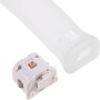 Adaptador de Sensor Motion Plus y Funda de Silicona para Wii(Blanco)