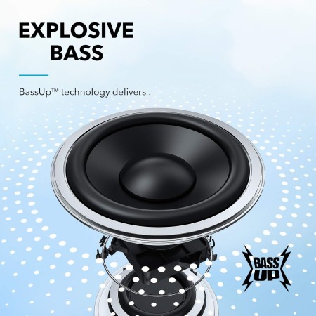 Soundcore Mini 3 Altavoz Bluetooth Potente, Tecnologí­as BassUp y PartyCast, USB-C, Resistencia al Agua IPX7 y EQ