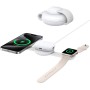 Anker MagGo Cargador Inalámbrico iPhone Estación de Carga Inalámbrica 3 en 1 Compatible con MagSafe Qi2 15W, Base de Carga