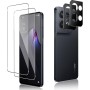 Funrae 2 Piezas Protector de Pantalla para Realme Note 60 / Realme Note 60X con 2 Piezas Protector de Lente de Cámara, 0.33MM HD