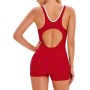 uxxnjfg Bañadores Mujer Natacion Traje de Baño Sexy 2024 Reductor Barriga Swimsuit Color Sólido Bañadores Deportivo Bañador con