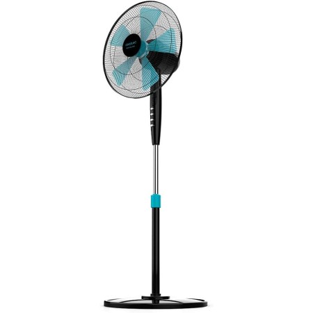Cecotec EnergySilence 510 Floor Fan, 40 W, 5 Blades, 40 cm Diameter, Oscillating, 3 Speeds, Adjustable Height, 110-130 cm,