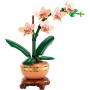 LEGO Botanical Miniorquídea, Orquídea Flor y Planta Artificial para Decoración del Hogar y Salón, Maqueta para Construir para