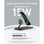 Anker Estación de Cargador Inalambrico iPhone 3 en 1 Plegable, Soporte de Carga Ultrarápida 15W Certificado Qi2 para iPhone