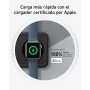 Anker Estación de Cargador Inalambrico iPhone 3 en 1 Plegable, Soporte de Carga Ultrarápida 15W Certificado Qi2 para iPhone
