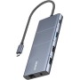 Anker 565Hub USBC11en 1,Docking station,puertos de USB-C y USB-A de10 Gbps,HDMI 4Ky DisplayPort, suministro de energía de100W,2