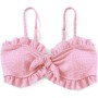 Arshiner Conjunto de Bikini de 3 Piezas con Tirantes y Adornos de Volantes para Niñas Bañador de Playa de Verano Top+Rocks