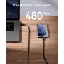 Anker Powerline III - Cable USB C a USB C 2.0 de 100 W, para carga rápida 2.0,compatible con Apple MacBook Pro 2020, iPad Pro