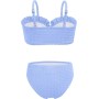 Arshiner Conjunto de Bikini de 3 Piezas con Tirantes y Adornos de Volantes para Niñas Bañador de Playa de Verano Top+Rocks